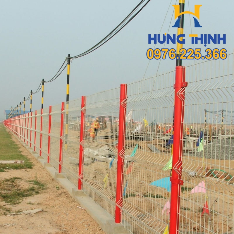 Hàng rào lưới thép sơn tĩnh điện